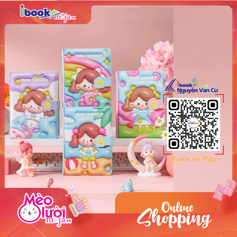 Sổ Tay Học Sinh Depai Bìa Da Hoạt Hình 3D – Sổ Nhật Ký, Planner Cute Dành Cho Bé (Ngẫu Nhiên)