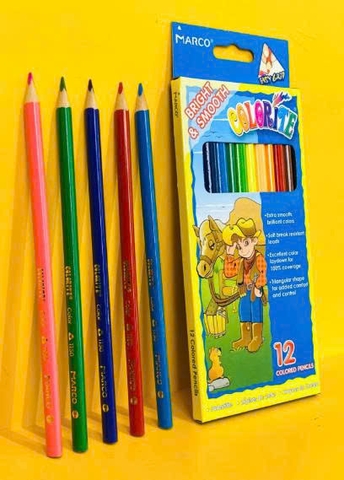 BÚT CHÌ MÀU MARCO - COLORITE 12 MÀU