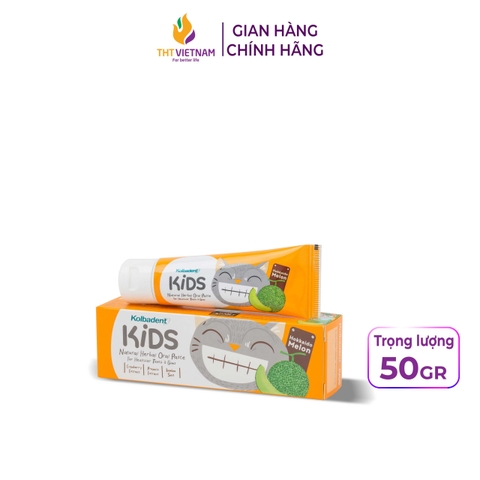 Kem đánh răng trẻ em Kolbadent hương dưa gang 50g