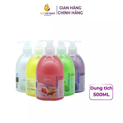 Nước rửa tay tạo bọt Daiwa chính hãng diệt khuẩn thơm lâu hương hoa quả dạng chai 500ml