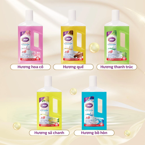 Nước lau sàn đậm đặc Obay Hương thiên nhiên tươi mát 1L