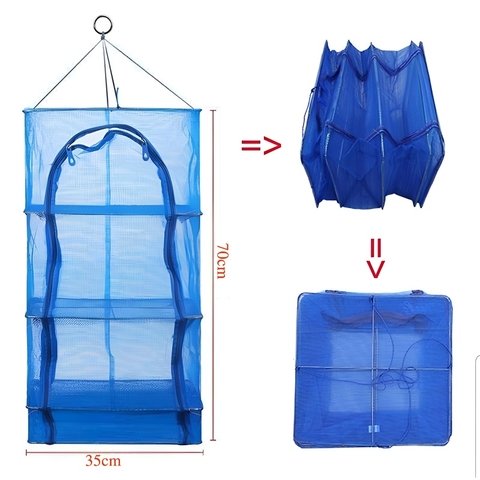 Lồng Lưới Phơi Thực Phẩm 4 Tầng – Giải Pháp Chống Côn Trùng & An Toàn Vệ Sinh