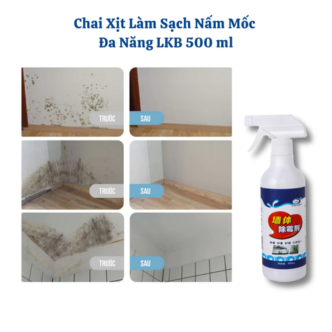 Chai Xịt Làm Sạch Nấm Mốc Đa Năng LKB 500 ml
