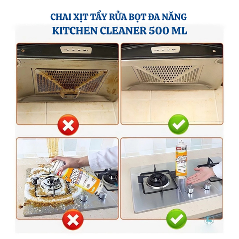 Chai Xịt Vệ Sinh Nhà Bếp Kitchen Cleaner 500 ml