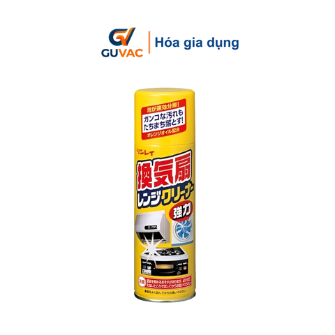 Chai Xịt Tẩy Dầu Mỡ Rinrei Nhật Bản 330ml - Tinh Dầu Cam, Dạng Bọt Tuyết Siêu Mạnh