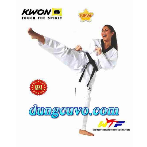 Võ Phục Taekwondo KWON Chính Hãng-Chuẩn Thi Đấu Vải Kim Cương Fighter