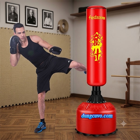 Bao Cát Đứng FED Cao Cấp 170cm – Giá Tốt, Đầm Chắc, Tập Tại Nhà