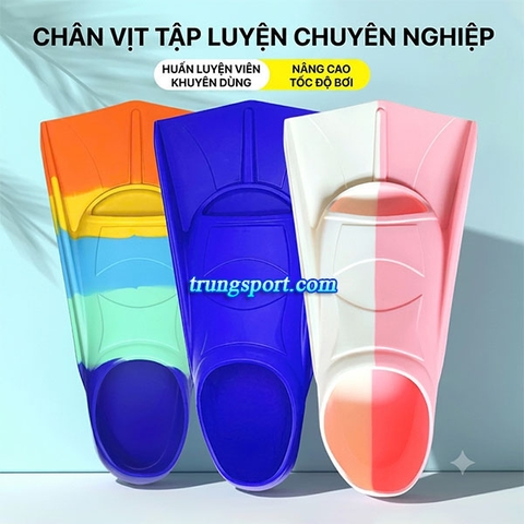 Chân Vịt Silicon Ngắn | Phụ Kiện Tập Bơi Chuyên Nghiệp Cao Cấp