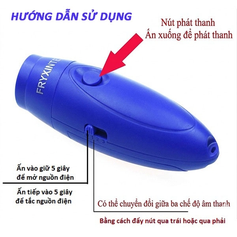 Còi Điện Thể Thao FRYXINTE – Còi Trọng Tài Âm Lớn Rõ, Không Cần Thổi