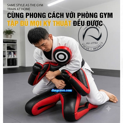 Con Nộm Vật MMA Jiu-Jitsu Dáng Quỳ Cao Cấp (110cm x 90cm) | Giá Tốt