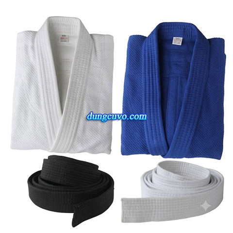 Võ Phục Judo Vải Gai TBEST Giá Rẻ – Bền Bỉ & Tặng Kèm Đai Trắng