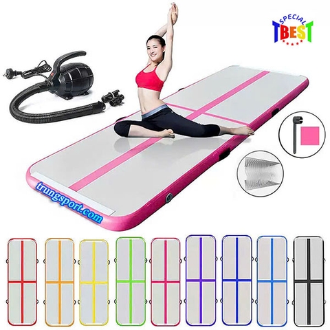 Thảm Hơi Thể Thao Đa Năng Air Track | Thảm Gymnastics Cao Cấp (0.1*1m)