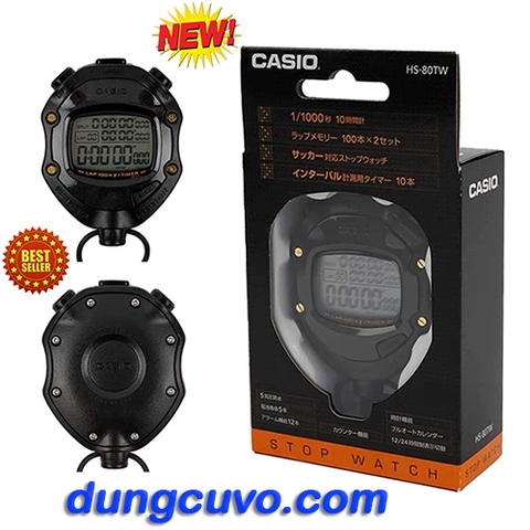 ĐỒNG HỒ BẤM GIỜ CASIO HS 80TW