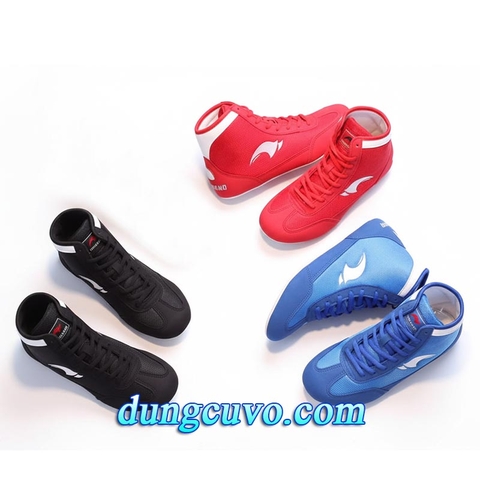 Giày Boxing Boxer Tập Luyện & Thi Đấu – Cổ Cao – Bám Sàn Cực Tốt