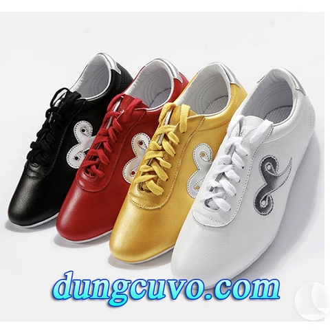 Giày Tập Kungfu Da Mềm – Nhẹ, Êm, Bám Sàn Tốt – Phù Hợp Mọi Môn Võ