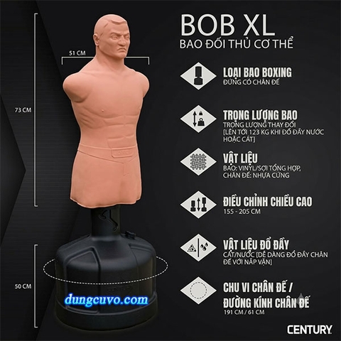 Người Nộm Tập Võ Century BOB & BOB XL Chính Hãng | Giá Tốt