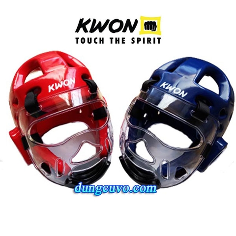 Nón Kính Taekwondo Cadet KWON | Bảo Hộ Đầu & Mặt Cho Võ Sinh Trẻ