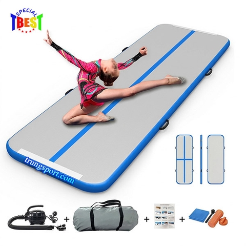 Thảm Bơm Hơi Tập Võ Yoga Air Track | Thảm Đa Năng Cao Cấp (0.2*1M)