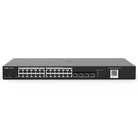 RUIJIE RG-NBS3100-24GT4SFP-P-V2 | Switch Quản Lí Cloud POE 24 Cổng POE Gigabit + 4 SFP