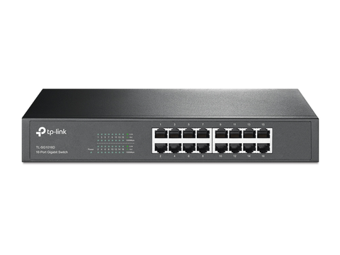 Bộ Chia Mạng Vỏ Thép TP-Link SG1016D S16 Cổng Gigabit