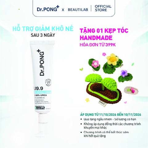 Kem dưỡng hỗ trợ giảm thô ráp, nứt nẻ và dưỡng ẩm cho da Dr.PONG U9.9 RENEWAL CREAM