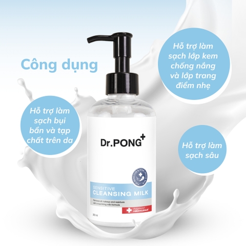 Sữa tẩy trang dịu nhẹ Dr.PONG Cleasing Milk 200ml