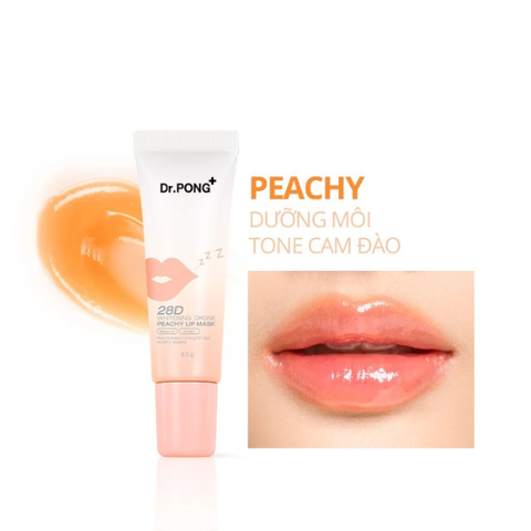 Dưỡng ẩm môi, giảm thâm môi Dr.Pong 28D Whitening Drone Lip Mask 8.5g