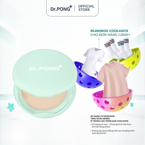 Phấn nền kiềm dầu dành cho da mụn DR.PONG Acne Ace 002 Blurring Powder 9g