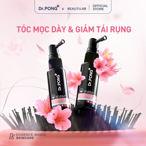 Serum hỗ trợ giảm rụng tóc Dr.PONG Tsutsuji Hair Rejuvenating Serum