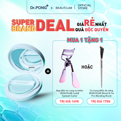 Mua 1 Cushion tặng 1 Kẹp mi hoặc 1 cọ che khuyết điểm