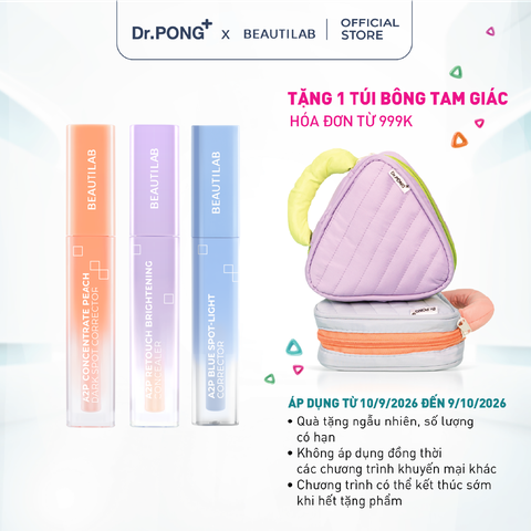 Kem che khuyết điểm & triệt sắc BEAUTILAB A2P Concentrate Peach Dark Spot & Retouch Brightening Concealer 2.5g