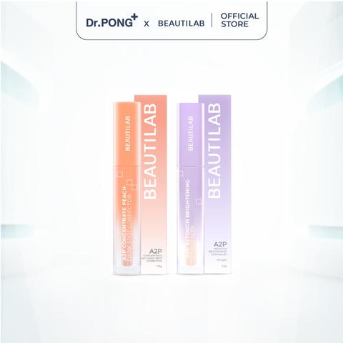 Kem che khuyết điểm & triệt sắc BEAUTILAB A2P Concentrate Peach Dark Spot & Retouch Brightening Concealer 2.5g