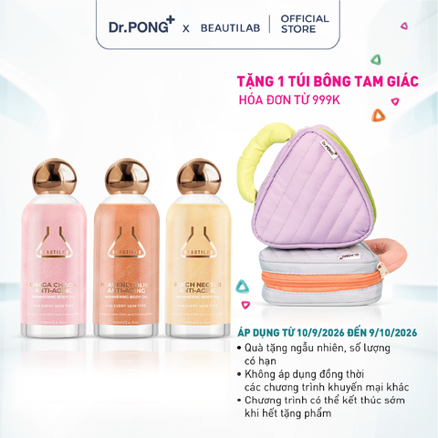 Dầu dưỡng thể dưỡng ẩm da có ánh nhũ Beautilab Anti-Aging Shimmering Body Oil 100ml