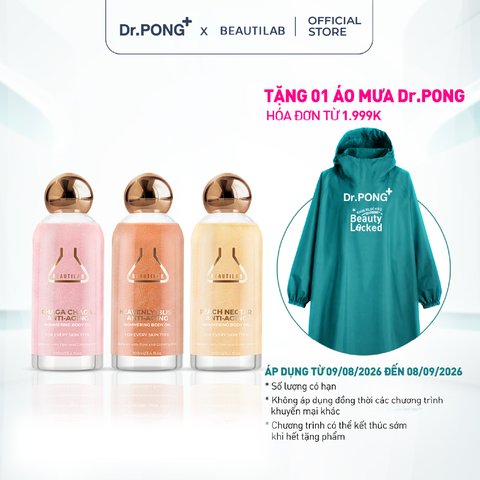 Dầu dưỡng thể dưỡng ẩm da có ánh nhũ Beautilab Anti-Aging Shimmering Body Oil 100ml