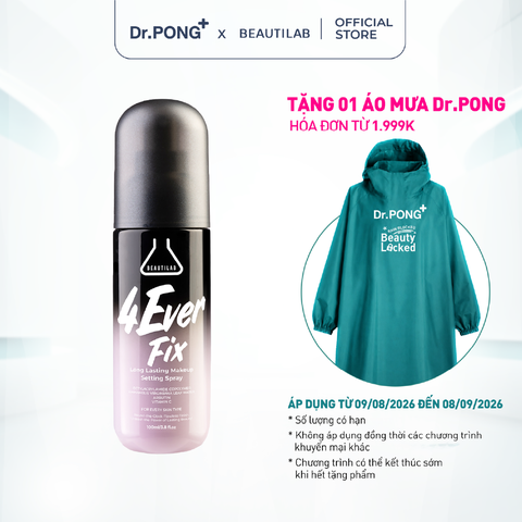 Xịt khóa nền trang điểm Beautilab 4EverFix Long Lasting Makeup Setting Spray 100ml