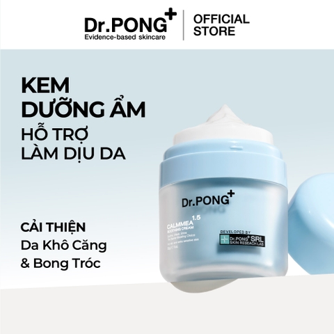 Kem dưỡng ẩm làm dịu da Dr.PONG CalmMEA 1.5 Soothing Cream 50g