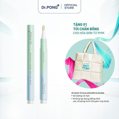 Kem che khuyết điểm dạng cọ Dr.PONG Acne Ace Airy Brush Concealer 2.4g