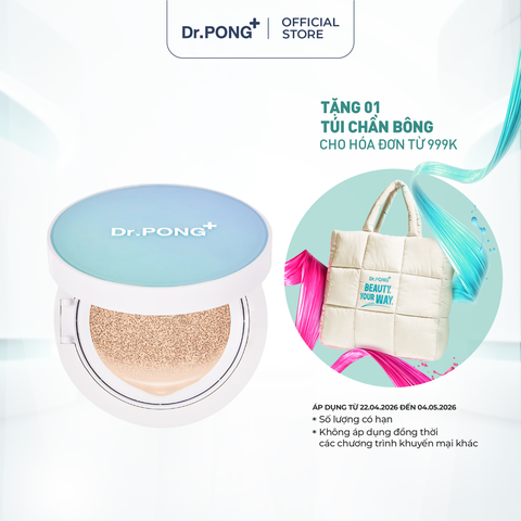 Phấn nước dành cho da dầu mụn Dr.PONG Acne Ace Longwear Cushion 15g