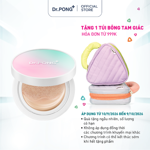 Phấn nước cho da dầu mụn, che khuyết điểm, mịn lì, kiềm dầu DR.PONG MATTE PRO ACNE ACE LONGWEAR CUSHION SPF50+ PA++++