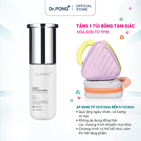 Tinh chất dưỡng ẩm cân bằng, hỗ trợ dưỡng sáng da Dr.PONG 28D Whitening Drone Essence 95ml