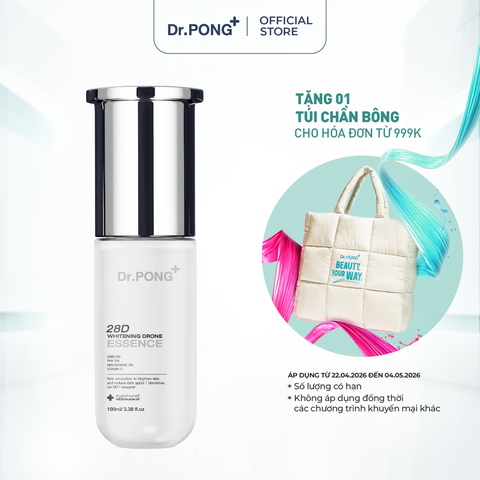 Tinh chất dưỡng ẩm cân bằng, trắng sáng da Dr.PONG 28D Whitening Drone Essence 95ml