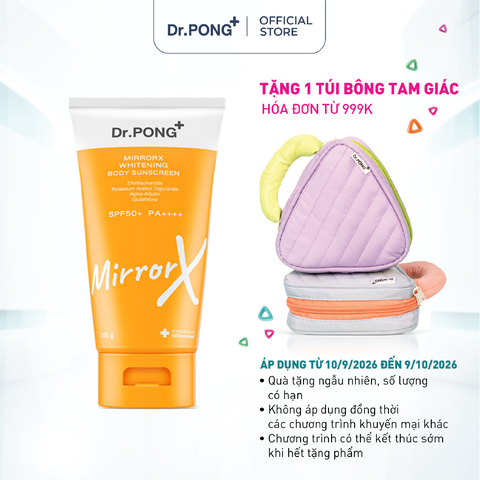 Kem chống nắng toàn thân Dr.PONG MirrorX whitening body sunscreen SPF50+ PA++++ 150g