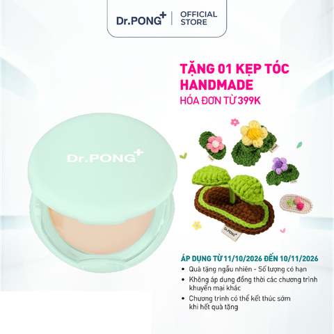 Phấn nền hỗ trợ kiềm dầu dành cho da mụn Dr.PONG Acne Ace 002 Blurring Powder 9g