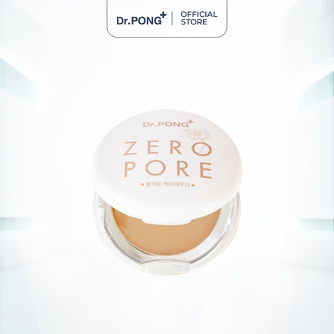 Phấn phủ che phủ lỗ chân lông, hỗ trợ kiềm dầu Dr.PONG Zero Pore Blurring K- Powder 9g