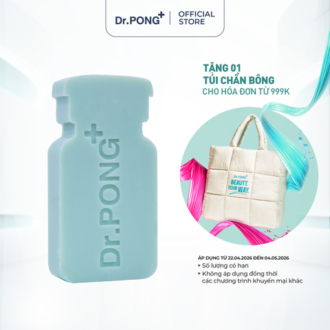 Xà phòng giảm mụn lưng và trắng da từ lưu huỳnh núi lửa Dr. PONG Natural Volcanic Sulphur 70g