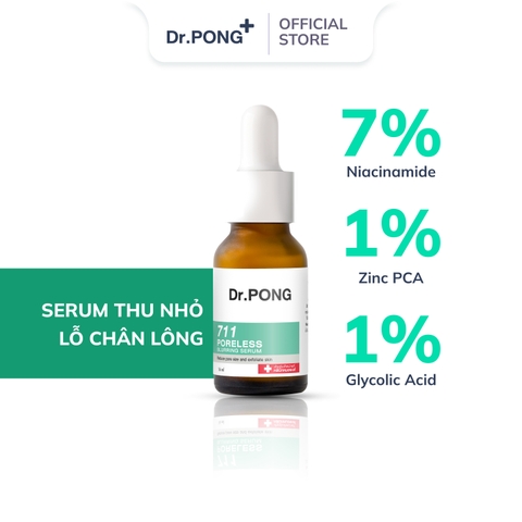 Serum thu nhỏ lỗ chân lông Dr.PONG 711 Poreless Blurring 16ml