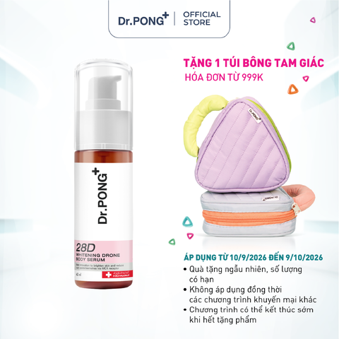Serum hỗ trợ dưỡng trắng toàn thân Dr.PONG 28D Whitening Drone Body Serum 60ml