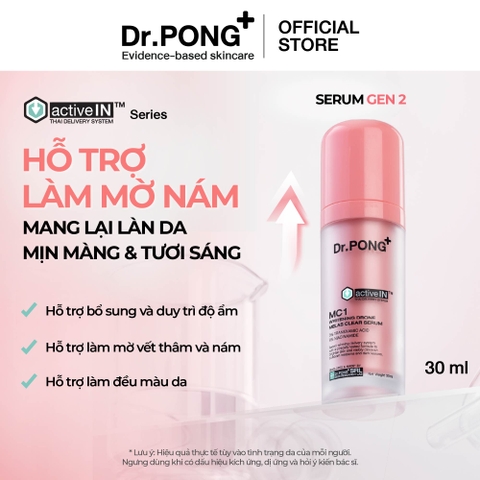 Serum Dr.PONG Gen2 công nghệ activeIN™ Mới 30ml