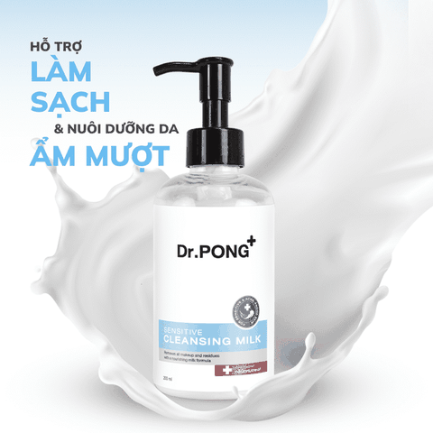 Sữa tẩy trang dịu nhẹ Dr.PONG Cleasing Milk 200ml
