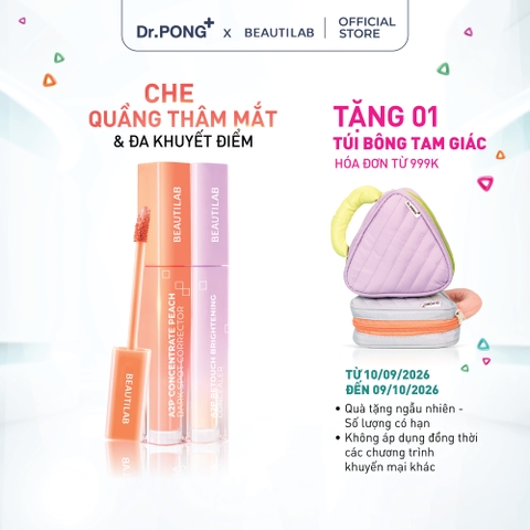 Kem che khuyết điểm & triệt sắc BEAUTILAB A2P Concentrate Peach Dark Spot & Retouch Brightening Concealer 2.5g
